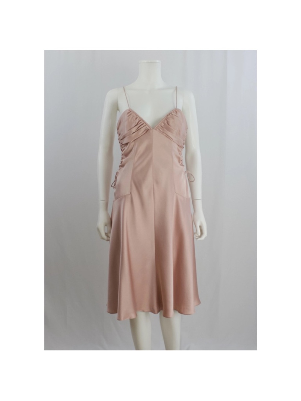 ISO Hugo Boss Silk Midi Dress in Blush Pink